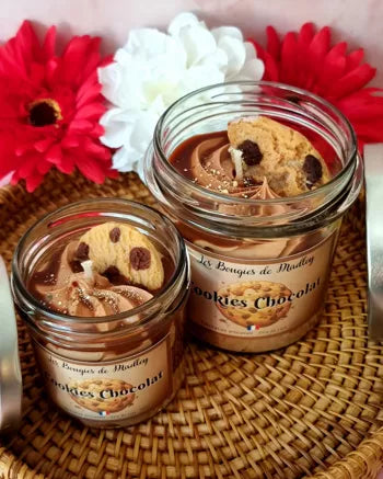 Bougie gourmande cookies chocolat 🍪 🍪 🍪