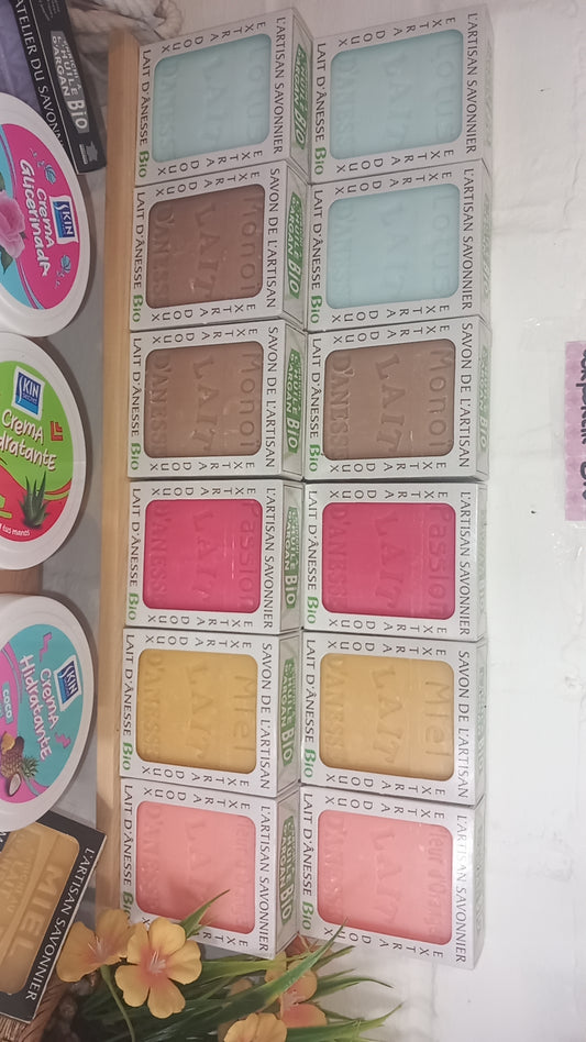 Savon corporels lait d’ânesse