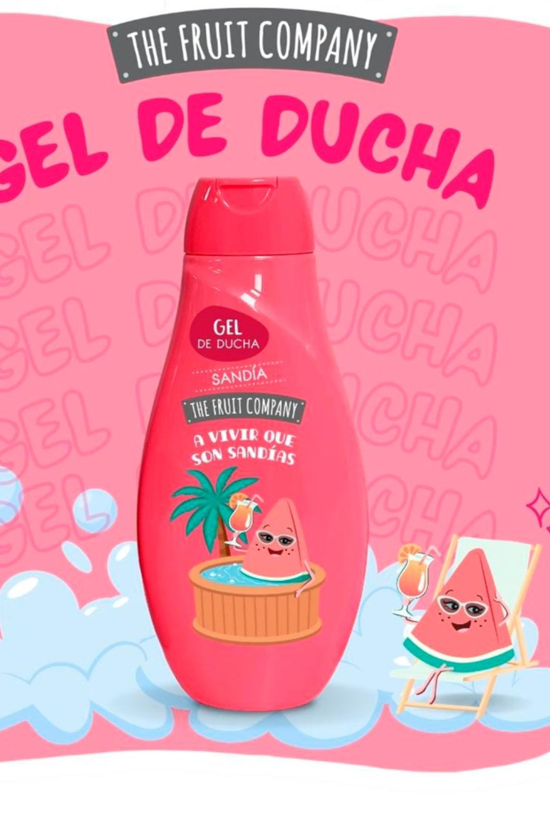 Gel douche the fruit company 600ml