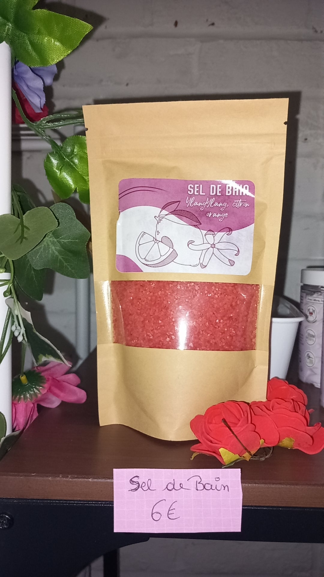 Sel de bain ylang ylang